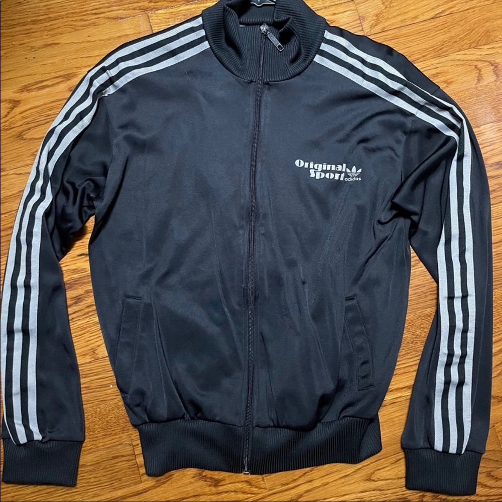 Men’s small vintage 80’s adidas track jacket